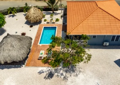 private villa drone photography